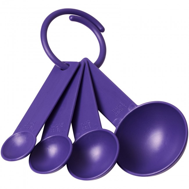 Promotional Ness plastic measuring spoon set with 4 sizes - Image 3