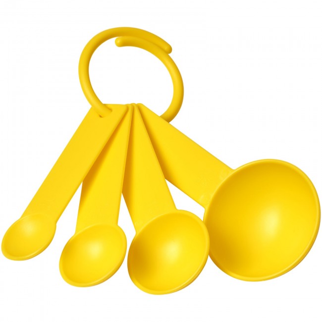 Promotional Ness plastic measuring spoon set with 4 sizes - Image 6