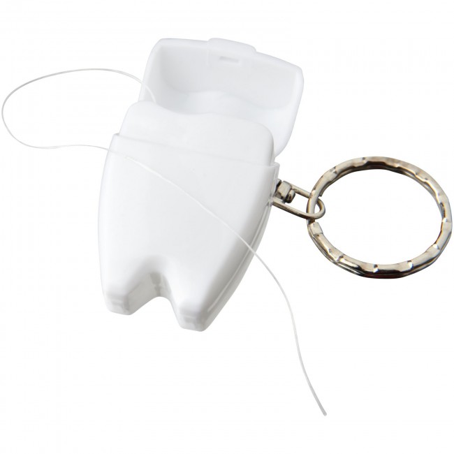 Promotional Demi dental floss keychain