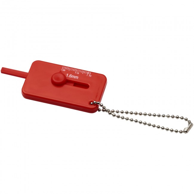 Promotional Kepi tyre tread check keyring - Image 2