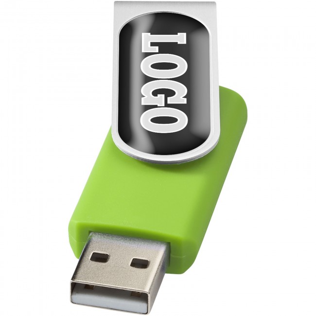 Promotional Rotate-doming 4GB USB flash drive - Image 1