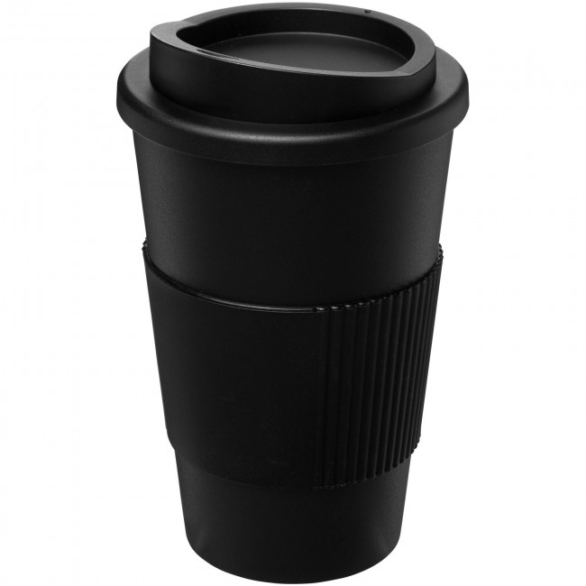 Promotional Americano® 350 ml insulated tumbler with grip - Image 2