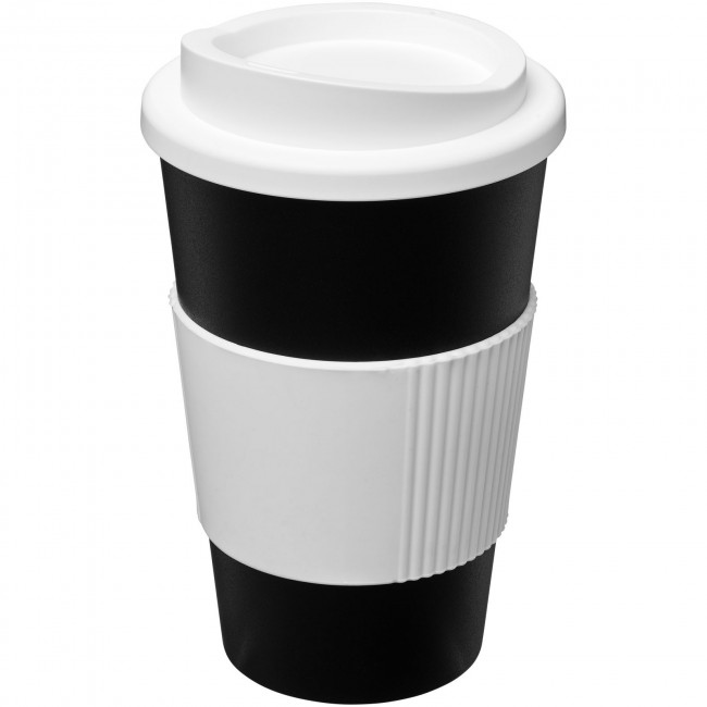 Promotional Americano® 350 ml insulated tumbler with grip - Image 3