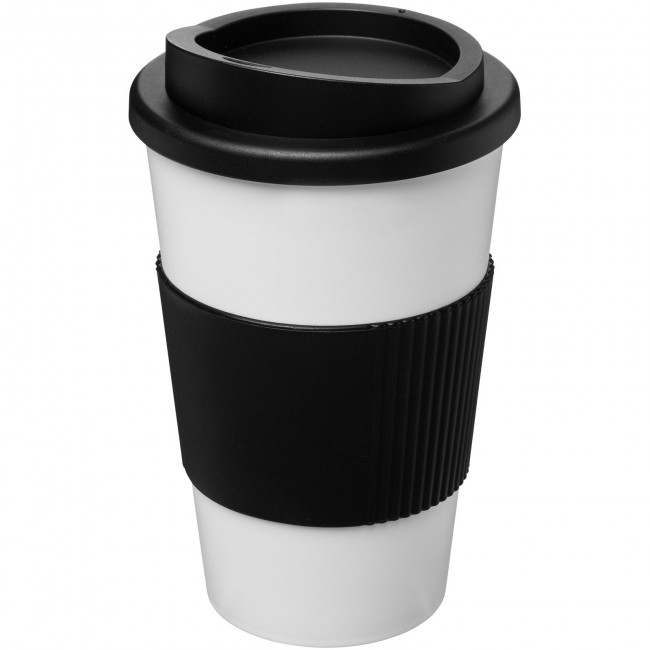 Promotional Americano® 350 ml insulated tumbler with grip - Image 9