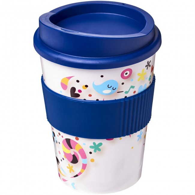 Promotional Brite-Americano® Medio 300 ml tumbler with grip - Image 4