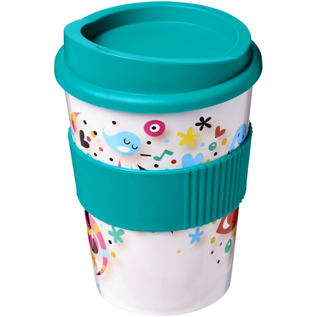 Promotional Brite-Americano® Medio 300 ml tumbler with grip - Image 6