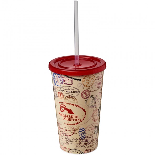 Promotional Brite-Americano® 350 ml double-walled stadium cup - Image 3