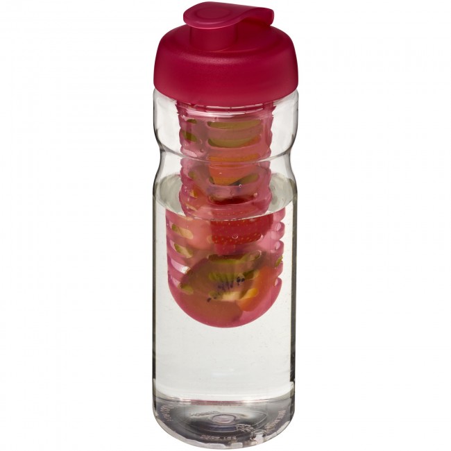 Promotional H2O Base® 650 ml flip lid sport bottle & infuser - Image 2