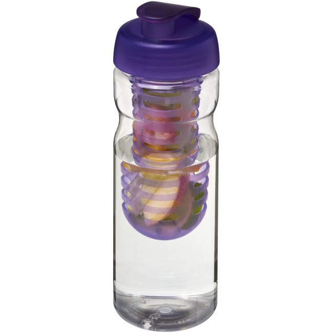 Promotional H2O Base® 650 ml flip lid sport bottle & infuser - Image 1