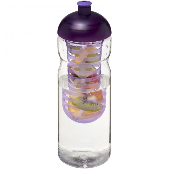 Promotional H2O Base® 650 ml dome lid sport bottle & infuser - Image 1