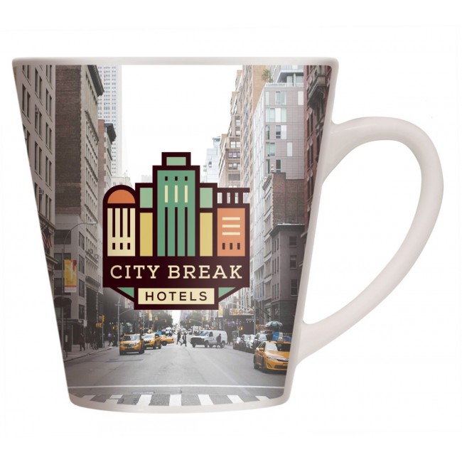 Promotional Kolkata Foto Latte Mug 300ml