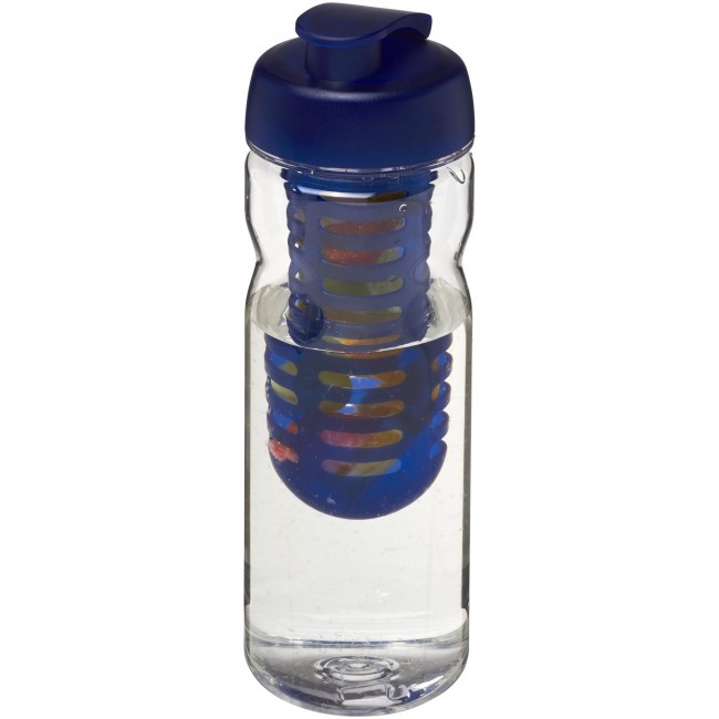 Promotional H2O Base Tritan? 650 ml flip lid bottle & infuser - Image 7