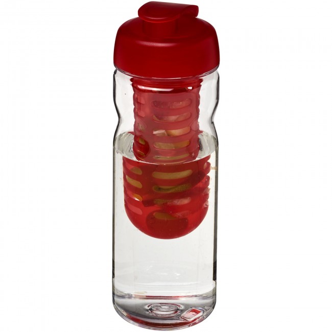 Promotional H2O Base Tritan? 650 ml flip lid bottle & infuser - Image 6