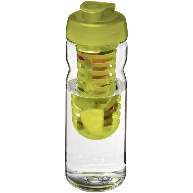 Promotional H2O Base Tritan? 650 ml flip lid bottle & infuser - Image 5