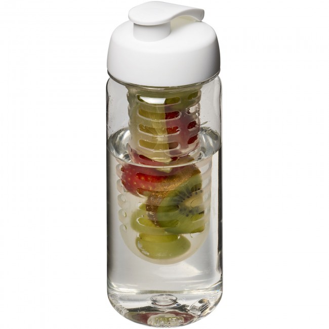 Promotional H2O Octave Tritan? 600 ml flip lid bottle & infuser - Image 7