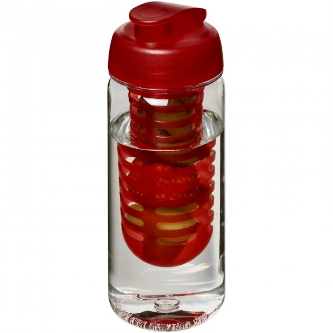 Promotional H2O Octave Tritan? 600 ml flip lid bottle & infuser - Image 5