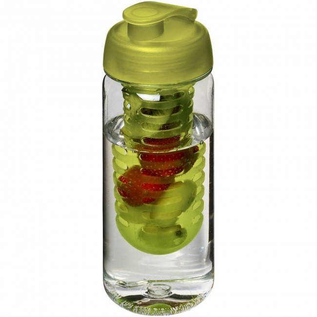 Promotional H2O Octave Tritan? 600 ml flip lid bottle & infuser - Image 4