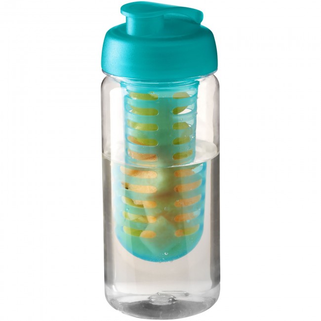 Promotional H2O Octave Tritan? 600 ml flip lid bottle & infuser - Image 3