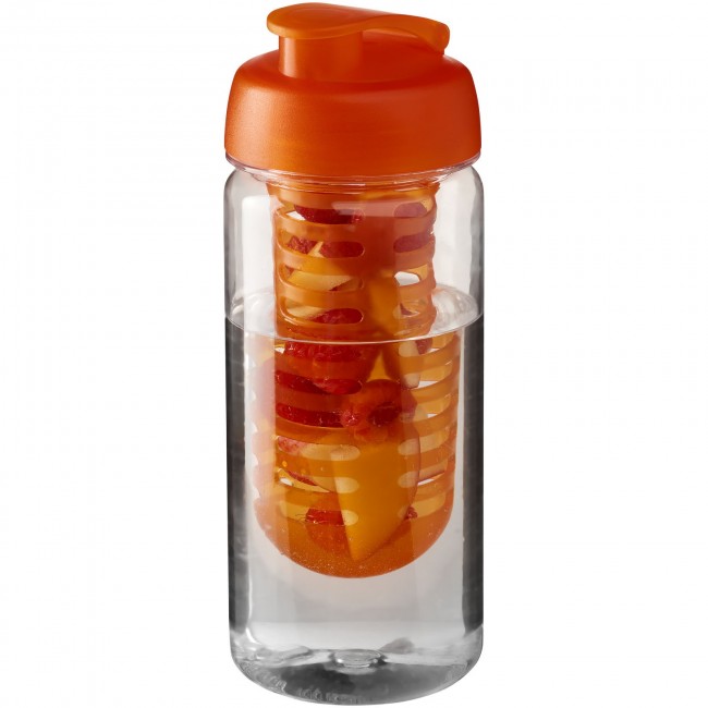 Promotional H2O Octave Tritan? 600 ml flip lid bottle & infuser - Image 2