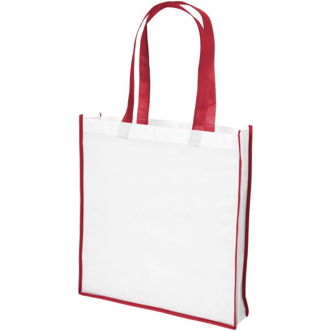 Promotional Contrast large non-woven shopping tote bag - Image 2