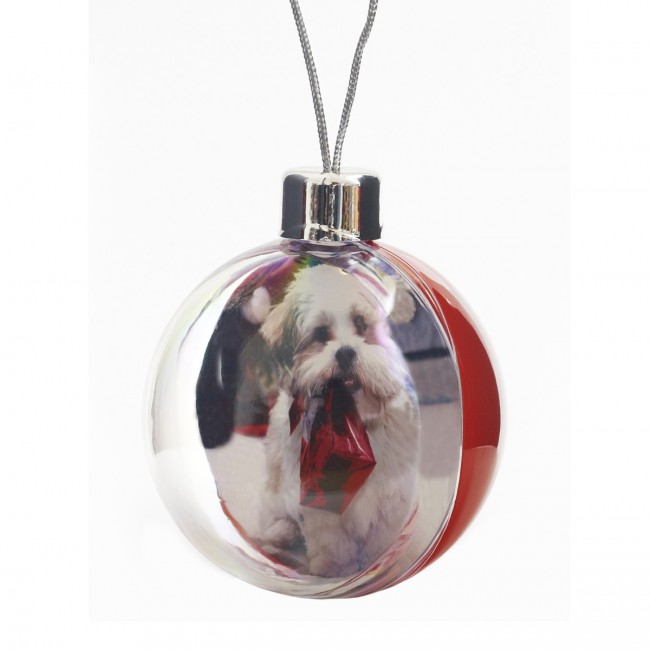 Promotional Large Picto Bauble In Card Box