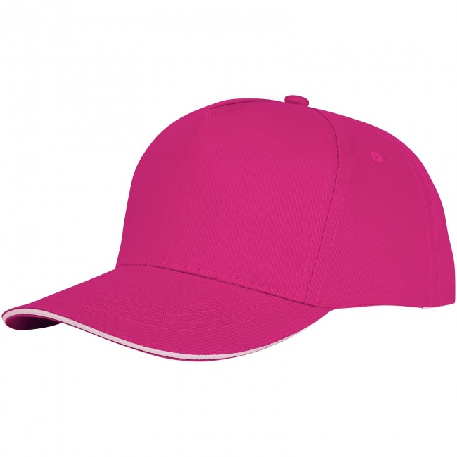 Promotional Ceto 5 panel sandwich cap - Image 8