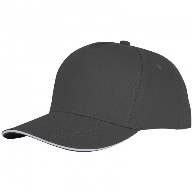 Promotional Ceto 5 panel sandwich cap - Image 2