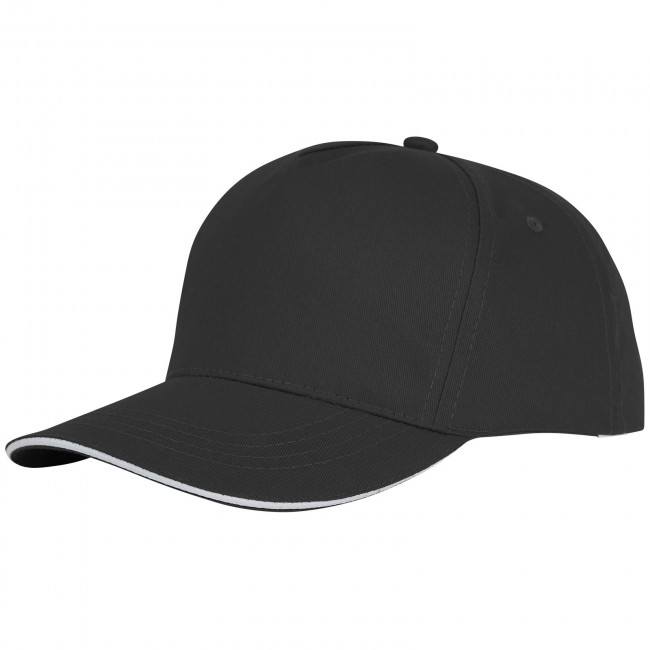 Promotional Ceto 5 panel sandwich cap - Image 1