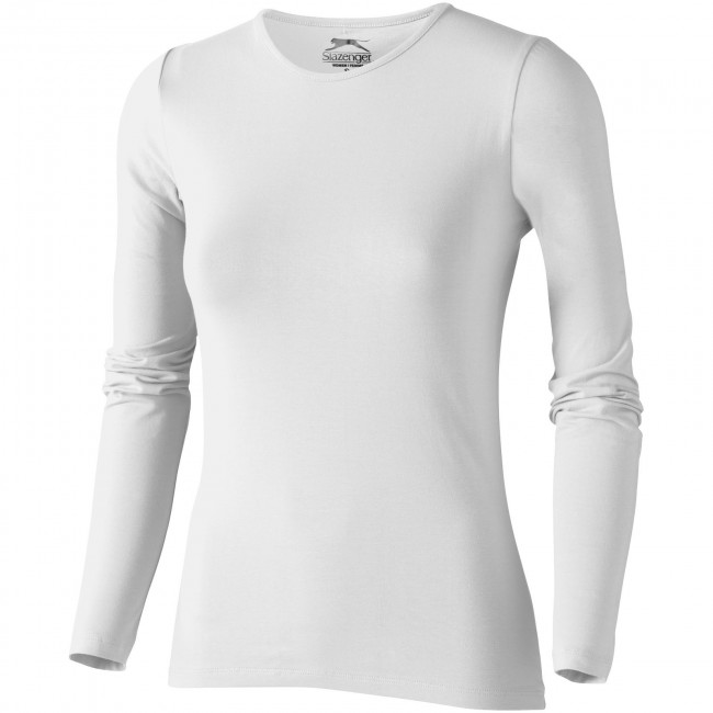 Promotional Curve long sleeve women's t-shirt - Image 4