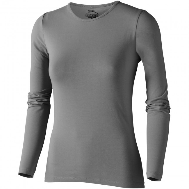 Promotional Curve long sleeve women's t-shirt - Image 2