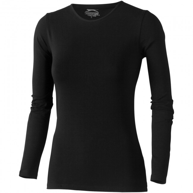 Promotional Curve long sleeve women's t-shirt - Image 1