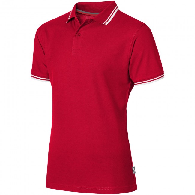 Promotional Deuce short sleeve men's polo with tipping - Image 4