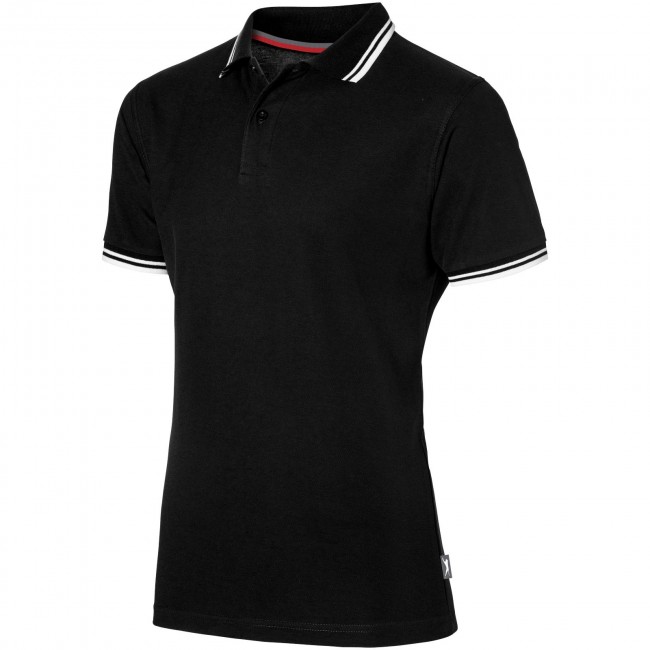 Promotional Deuce short sleeve men's polo with tipping - Image 1