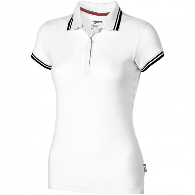 Promotional Deuce short sleeve women's polo with tipping - Image 5