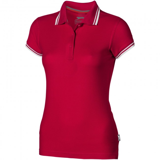 Promotional Deuce short sleeve women's polo with tipping - Image 4