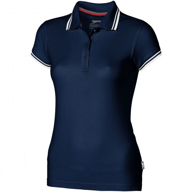 Promotional Deuce short sleeve women's polo with tipping - Image 2