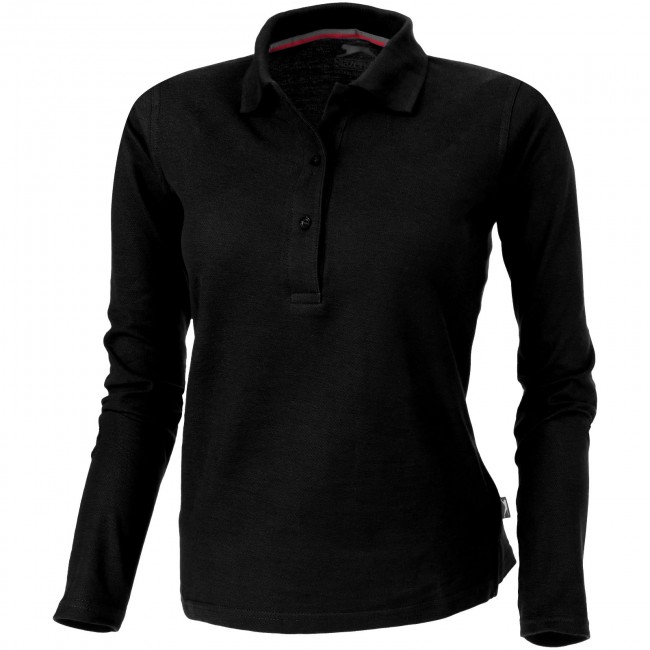 Promotional Point long sleeve women's polo - Image 1