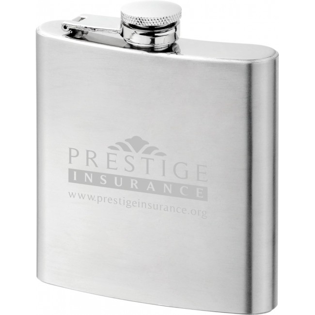 Promotional Silvertex Hip Flask 180ml