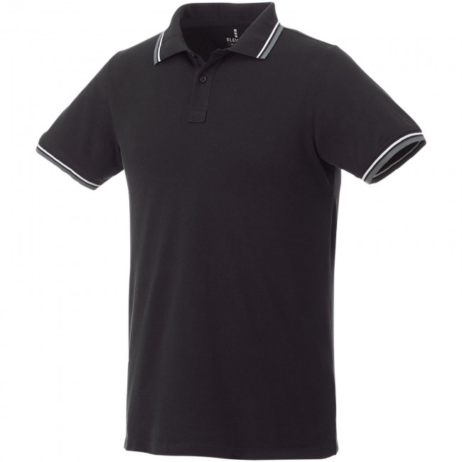 Promotional Fairfield short sleeve men's polo with tipping - Image 1