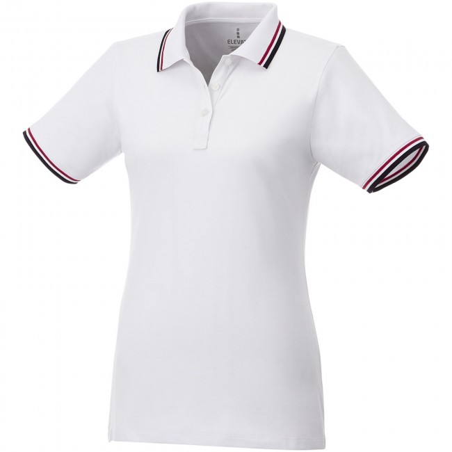 Promotional Fairfield short sleeve women's polo with tipping - Image 5