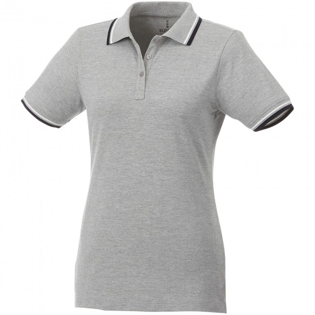 Promotional Fairfield short sleeve women's polo with tipping - Image 2