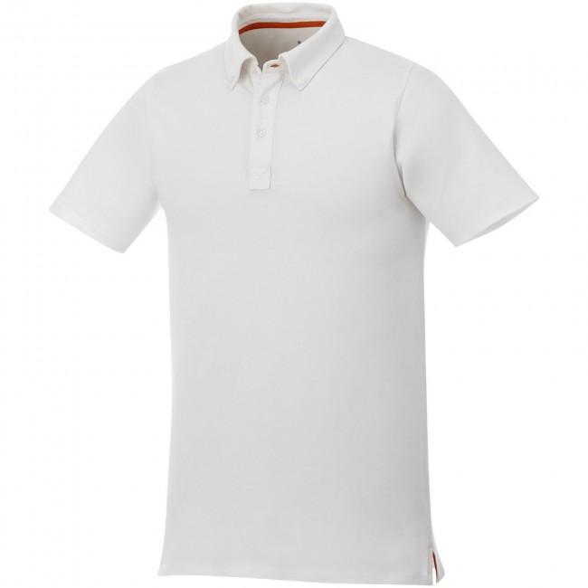 Promotional Atkinson short sleeve button-down men's polo - Image 6