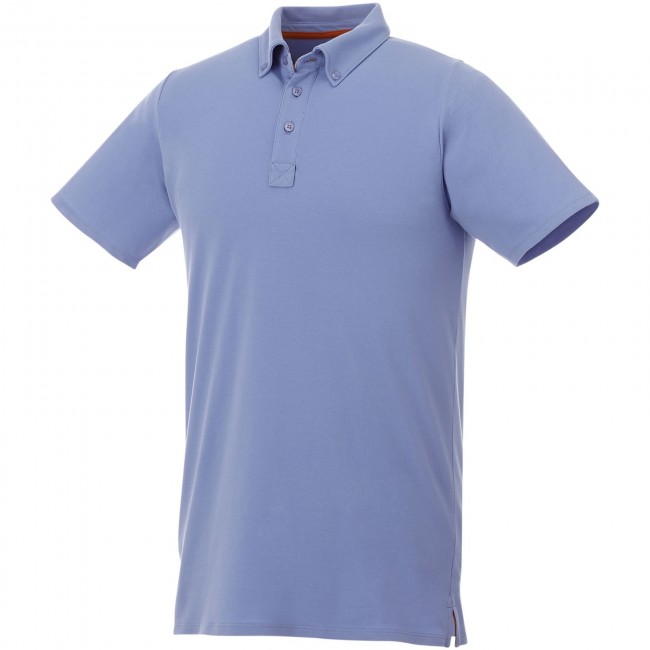 Promotional Atkinson short sleeve button-down men's polo - Image 4