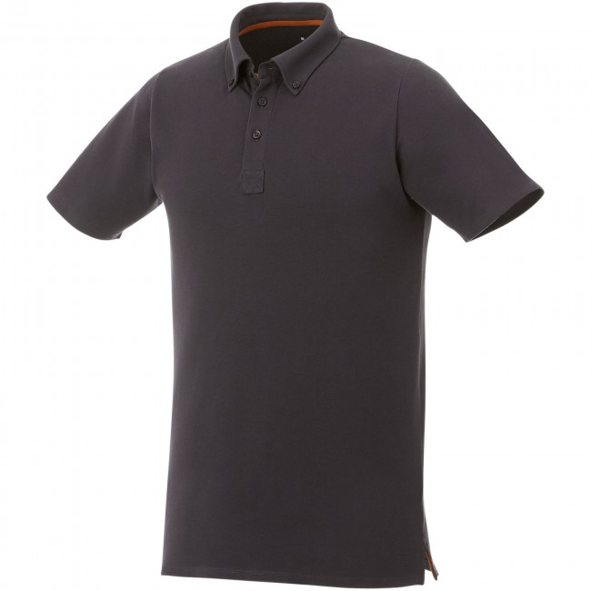 Promotional Atkinson short sleeve button-down men's polo - Image 2