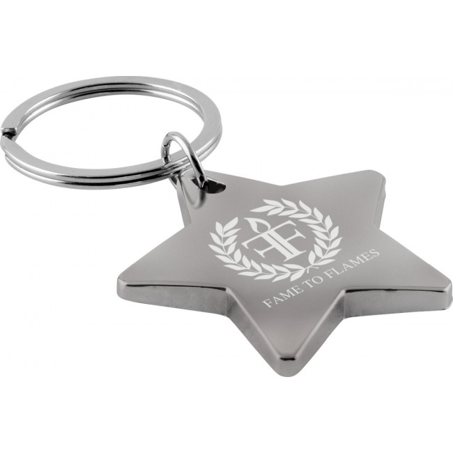 Promotional Star Shaped Keyring