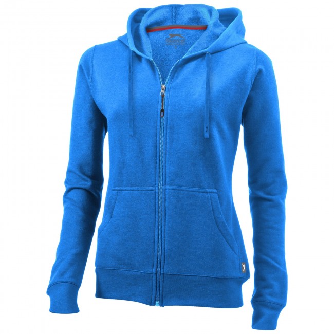 Promotional Open full zip hooded ladies sweater - Image 5