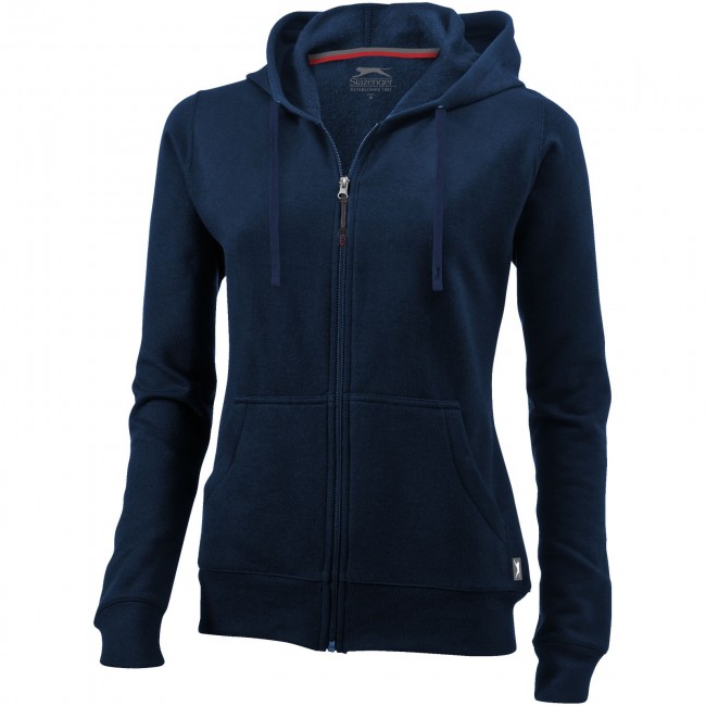 Promotional Open full zip hooded ladies sweater - Image 4