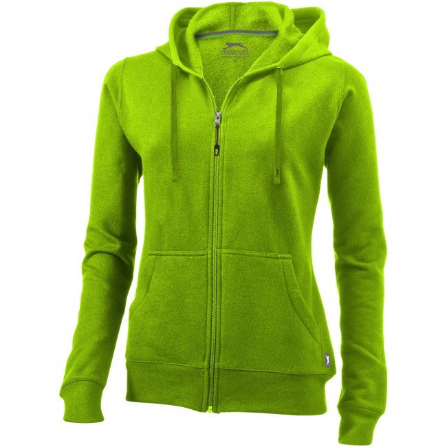 Promotional Open full zip hooded ladies sweater - Image 3