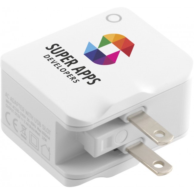 Promotional World USB Travel Adaptor