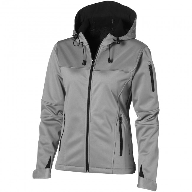 Promotional Match ladies softshell jacket - Image 2